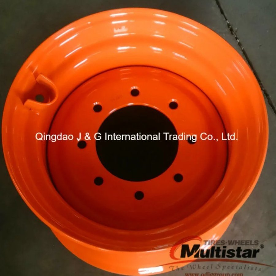 Skid Steer Tire Rim Wheel Loader Rim 16.5X8.25, 16.5X9.75 for Tire 10-16.5, 12-16.5