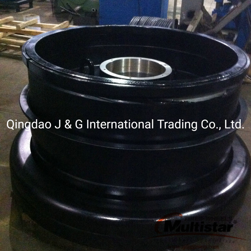 OTR Steel Wheel Rim Heavy Duty Dump Truck Wheel Rim Wheel Loader Grader Wheel Rim Mining Backhoe Wheel Rim 25" 33" 35" 49" 51" 57" 63"