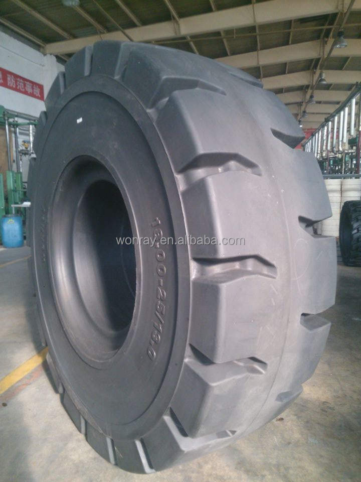 Sell OTR Heavy Equipment Tires Reach Stacker 18.00 - 25/13.00 Solid Tire Wheel