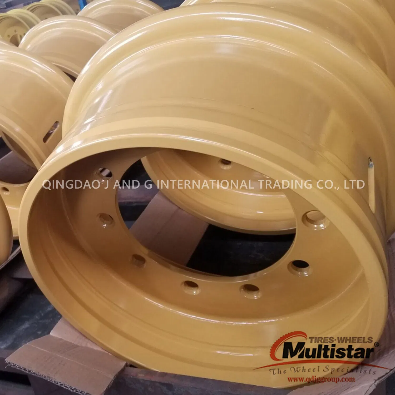 Heavy Duty Multi Pieces Rim and Dump Truck Wheel Rim 25-19.50/2.5