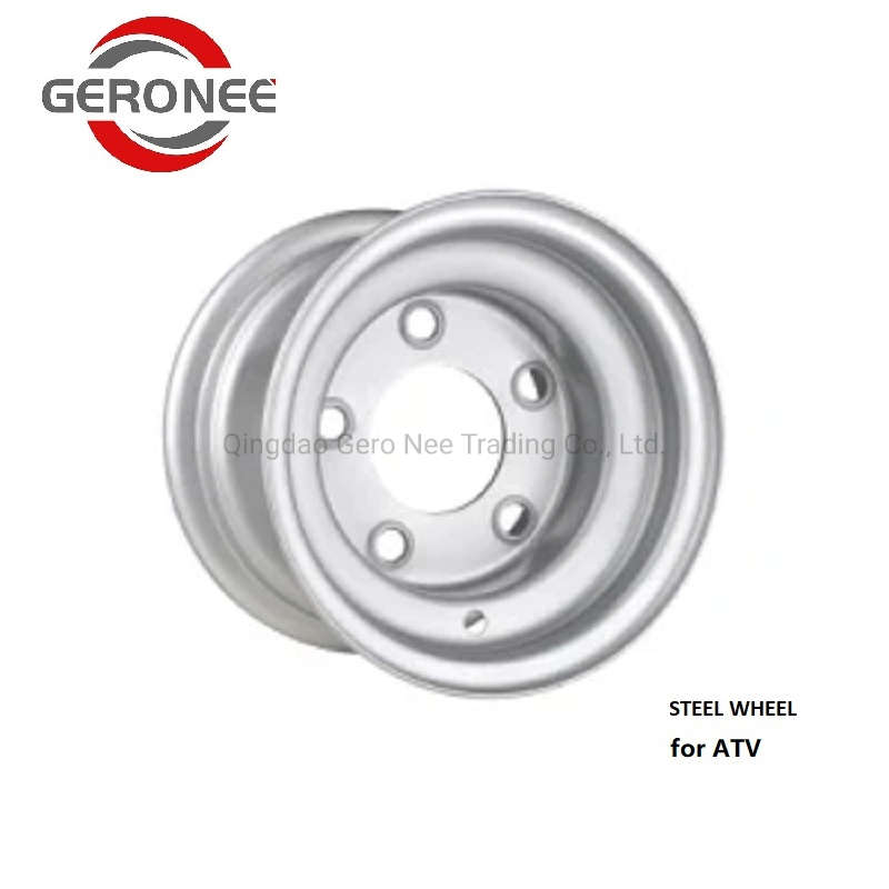 Steel Wheel Rim 10inch 4/5 Holes 10X3.5 10X4.5 10X6 10X7.2 Mini Wheel for ATV &amp; Trailer Use