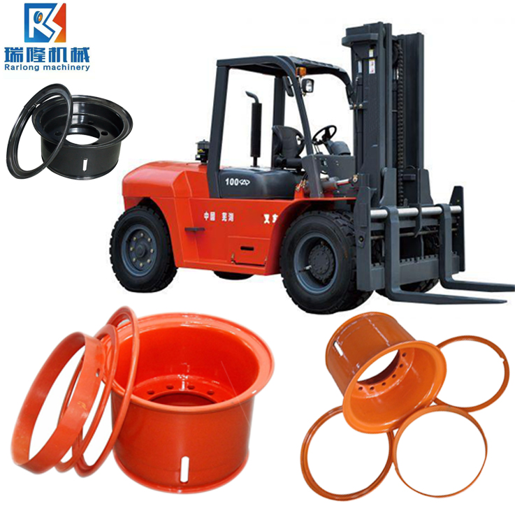 Toyota Multi-Piece Hywg Steel Wheel Rim 6.00e-9 for 21X8-9 Forklift Solid Tire