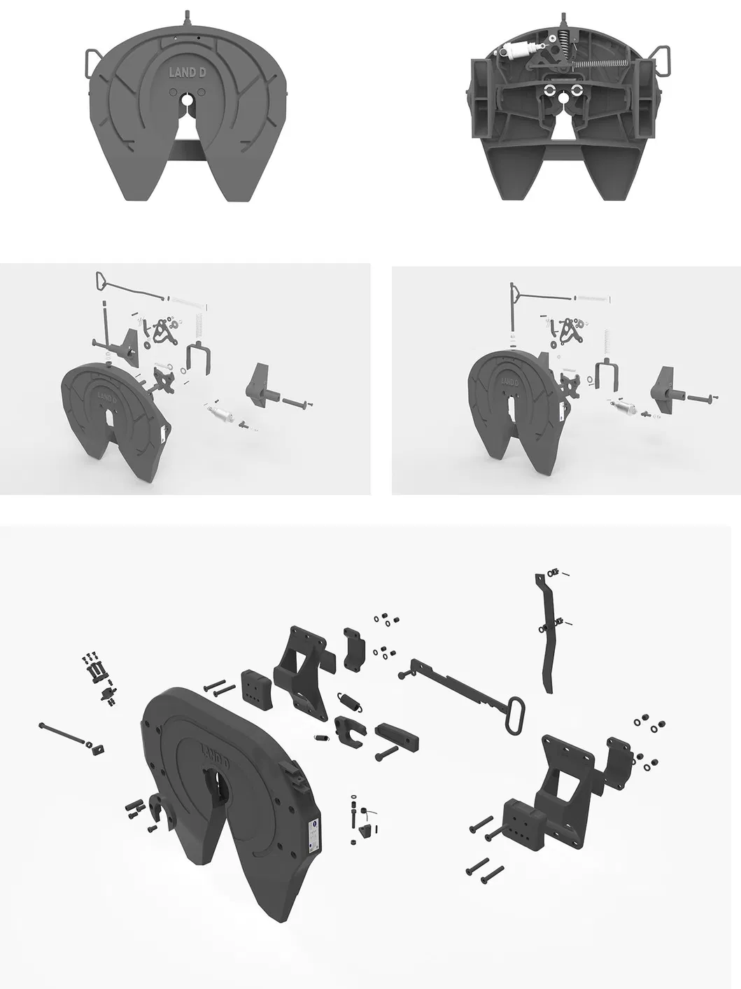 Detailed Fifth Wheel View