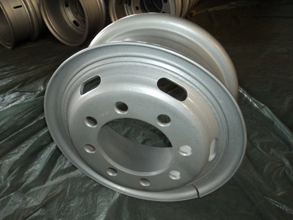 Tractor Trailer Truck Parts Light Weight Steel Wheel Rims 9.00*22.5 11mm Truck Tire Steel Wheel Rim 9.00X22.5 8.25X22.5 Aluminium Alloy Wheel