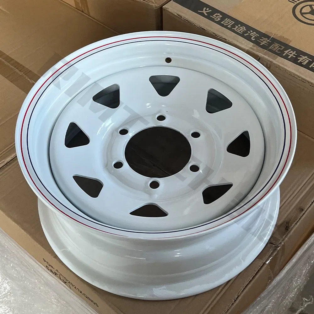 15X6 Heavy Duty Trailer Wheel Rim Box Trailer Steel Wheel