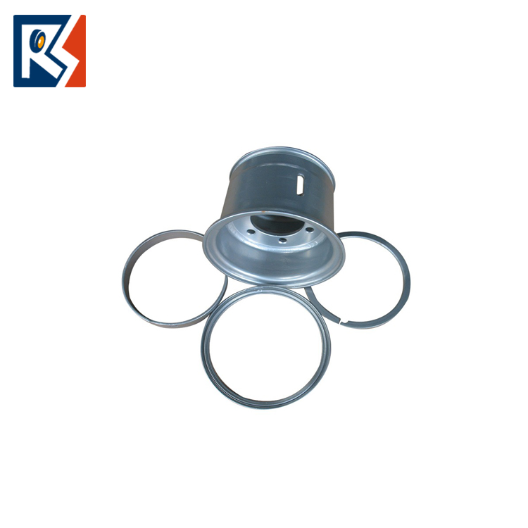 Industrial Steel Wheel Rim with Lock Ring Sets