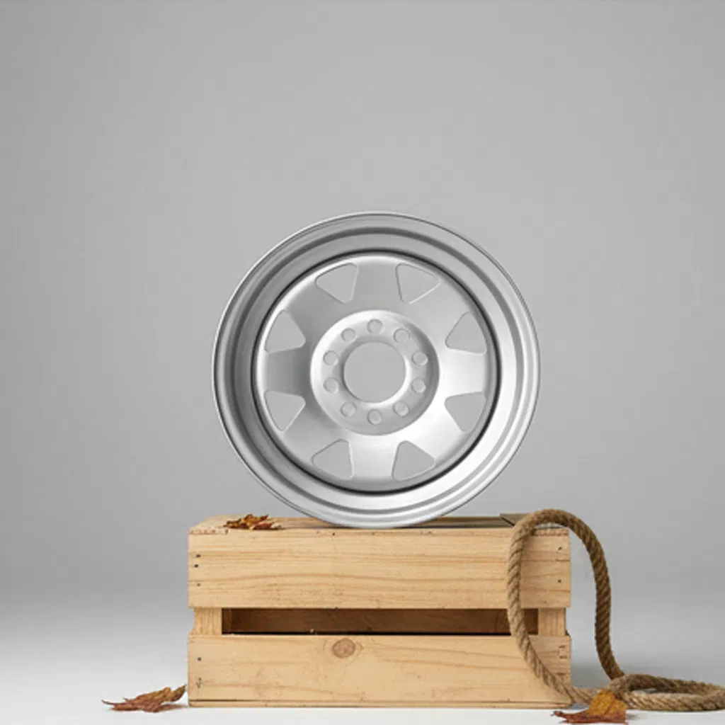 Durable Cargo-Grade Steel Trailer Wheel