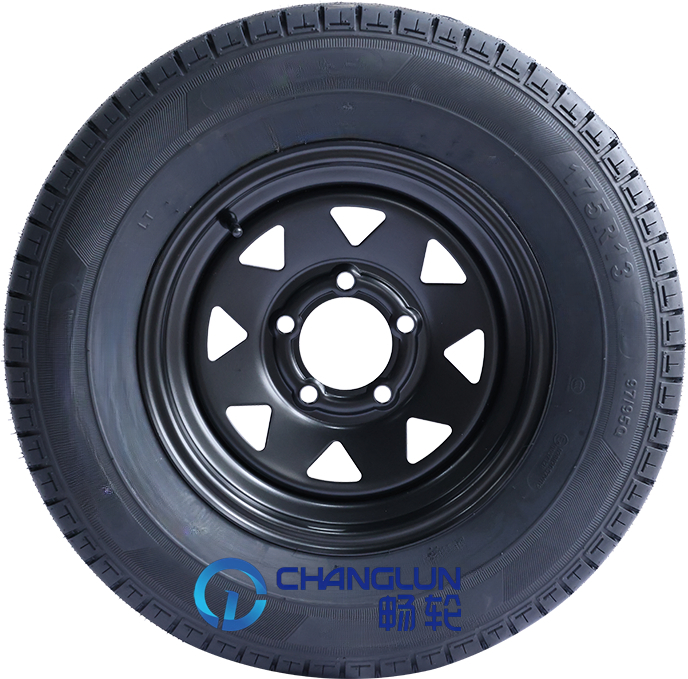 Changlun Wheel Trailer Wheel Kit 14X5.5 5X114.3 and Tyre Fitted 185r14c Sunraysia Steel Wheel Rim