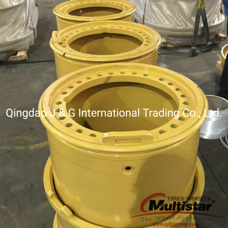 25-14.00/1.5, 25-19.5/2.5, 25-25.00/3.5 Wheel Loader Wheel, Mobile Crane Wheel, Steel OTR Wheel