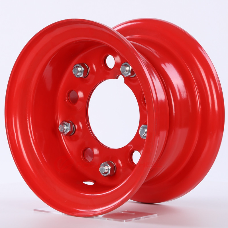 Forlong 9.75 Skid Steer Wheel/ Rim 12X16.5 - Orange for Sale