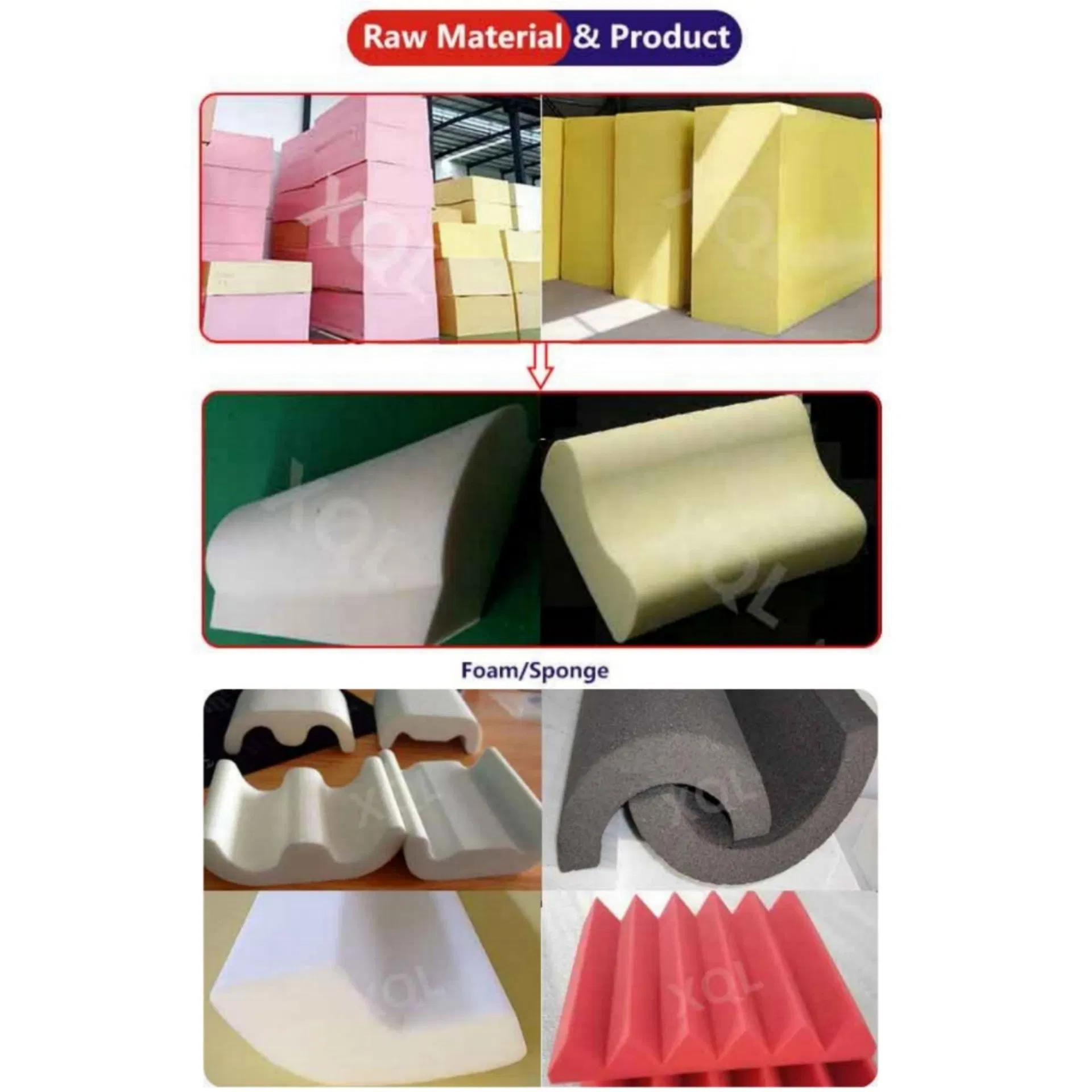 CNC Foam Cutting Machine Horizontal Blade Sponge Cutting Machine