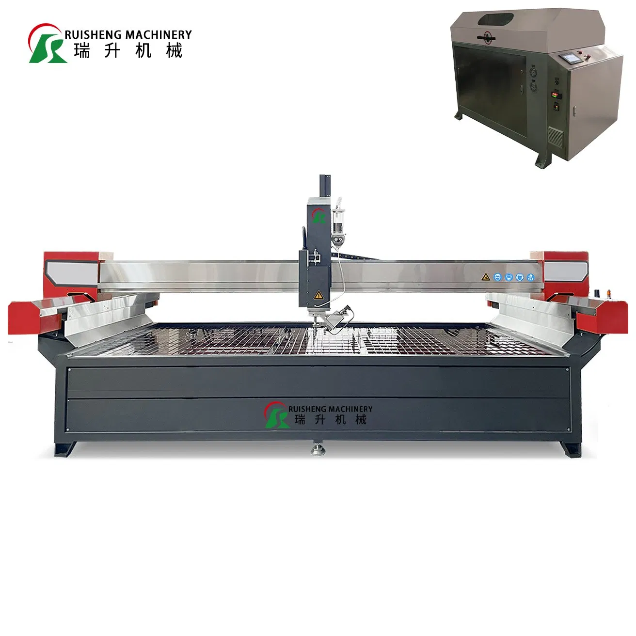 5-Axis Water Jet Stone Cutter Machine Water Jet Cutting Machine CNC Metal Cutter CNC Cutting Glass Cutting Machine