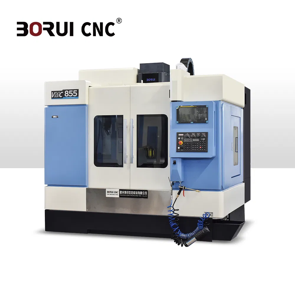 Vmc855 CNC Vertical Machining Center with a 3 Axis Simultaneous Control for Complex Miniature Part and Component Machining.