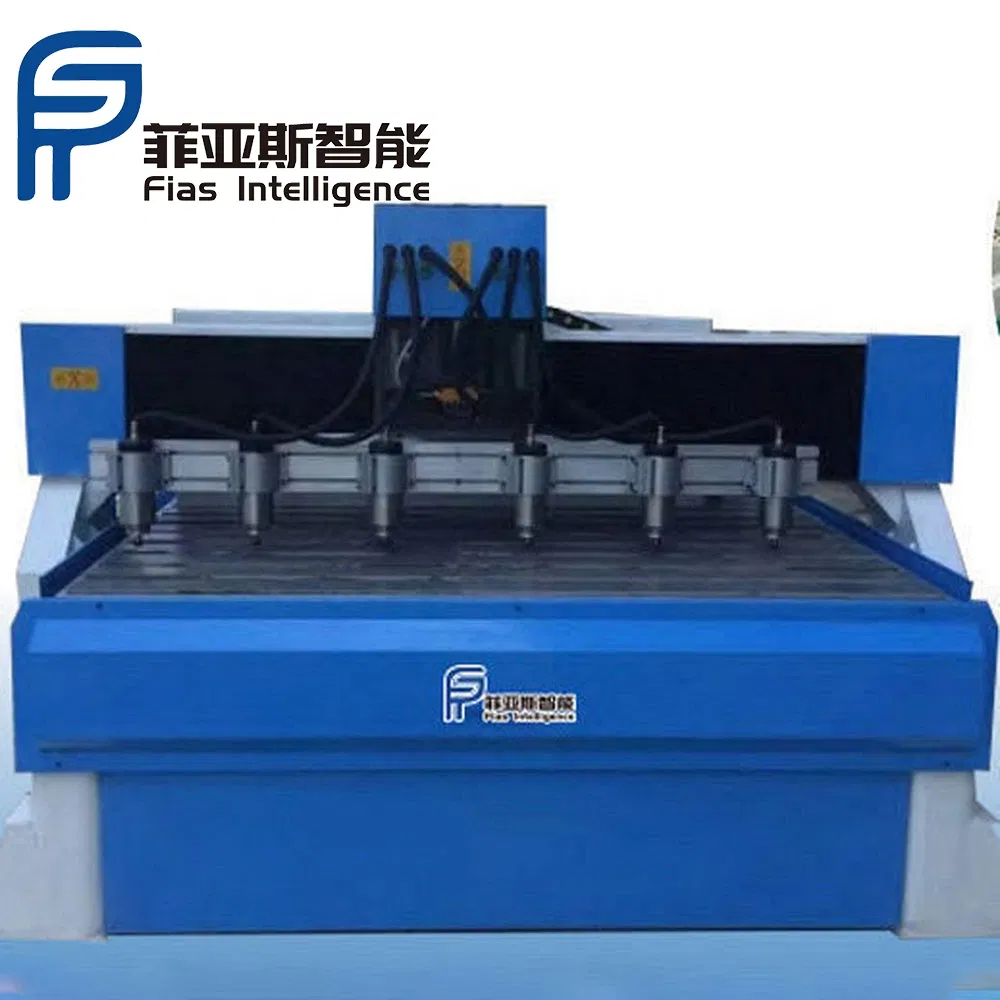Multi-Head High High-Efficiency Custom CNC Wood Stone Carving Router Machine
