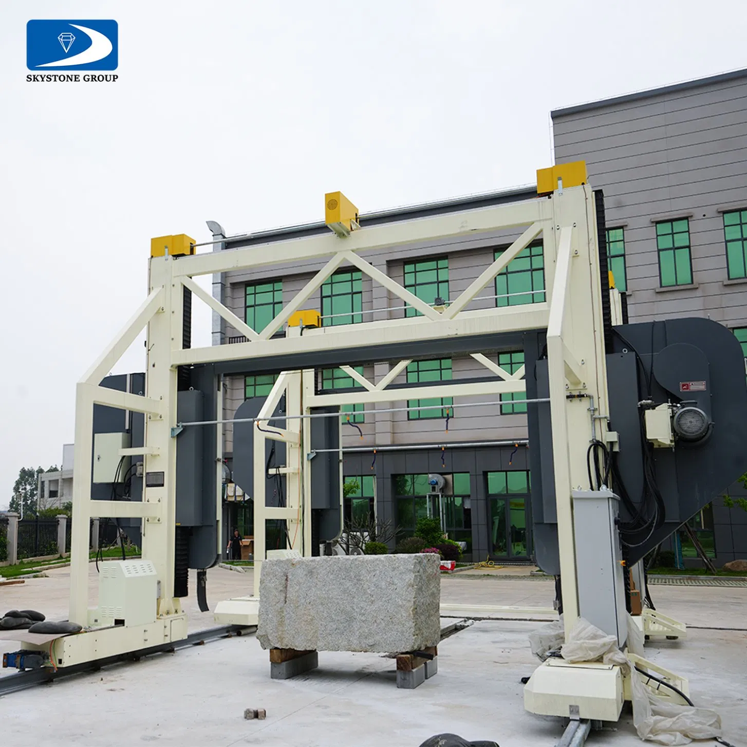 Skystone CNC Mono Wire Saw Machine for Complex Stone Profiling Projects