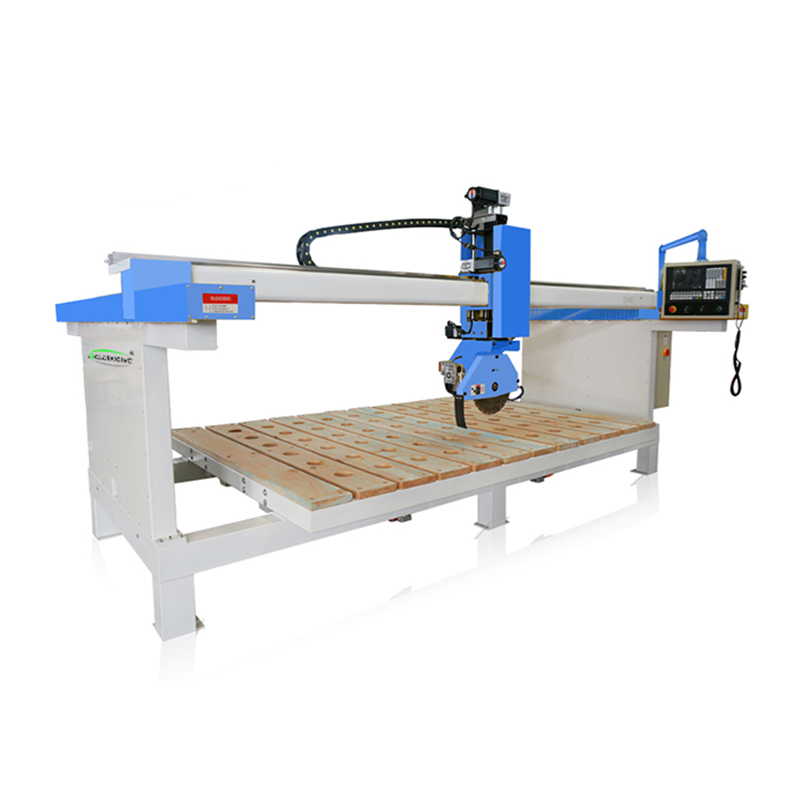 Bridge Saw Stone Cutting CNC Polishing Machine, 4 Axis Granite Marble Kitchen Counter Top Sink Hole Cutting Machine, Stone Automatic Edge Processing Machine