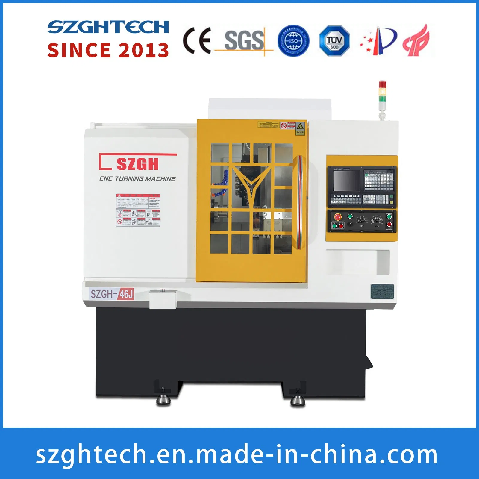 Automatic Computerized Special Shape Linear Railing Column Solid Pillar CNC Stone Cutting Profiling Lathe Machine