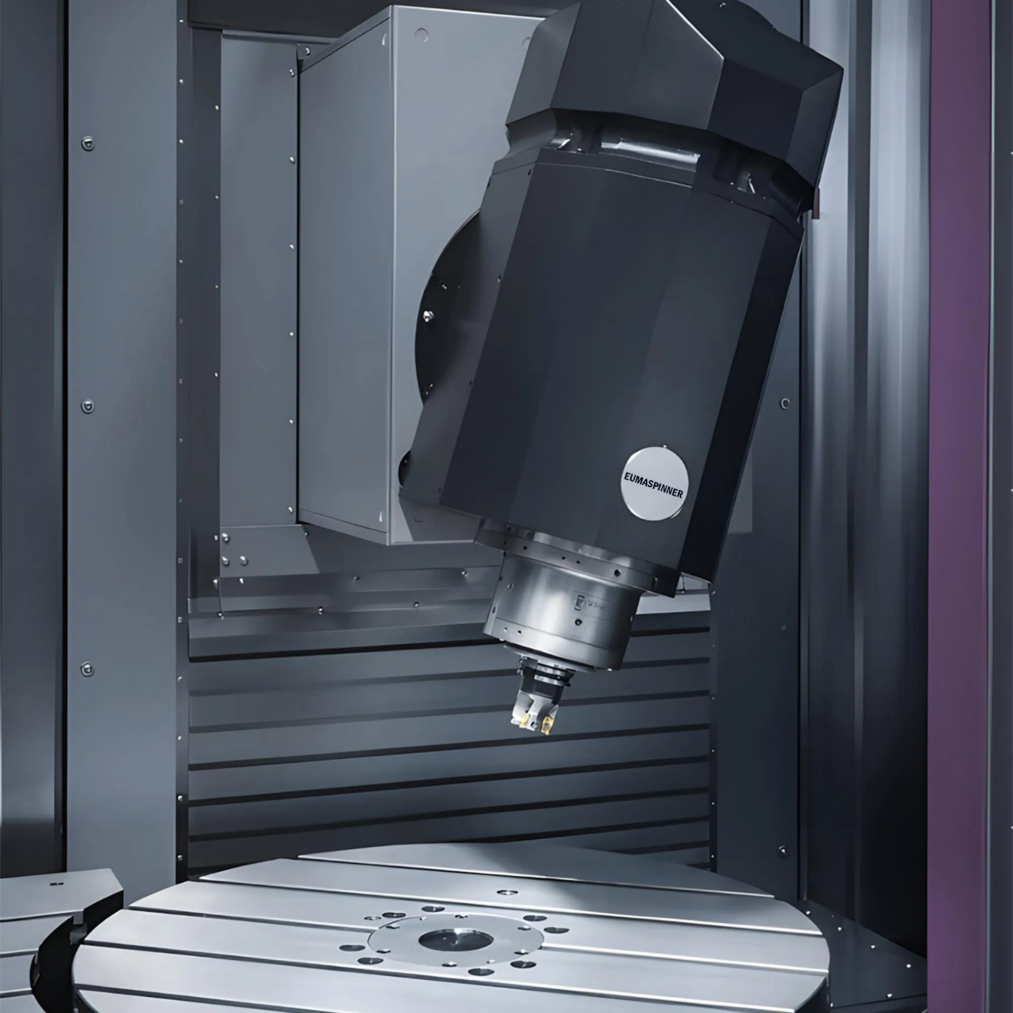 Ub1300c High Accuracy Simultaneous Swivel Head 5-Axis Machining Center