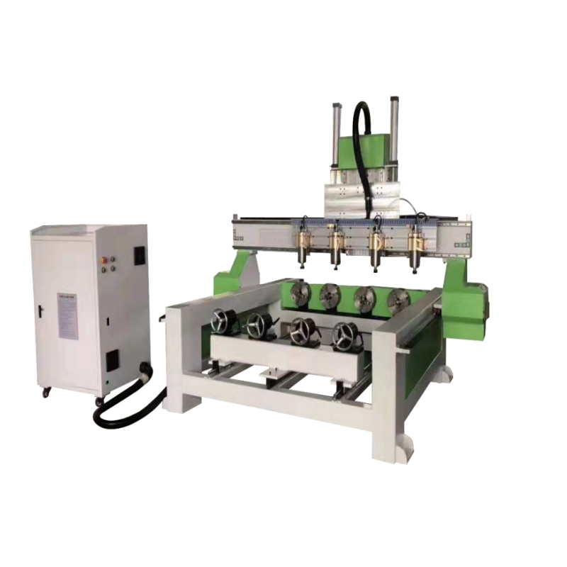 Multi-Spindle CNC Router Machine with Rotary 4 Axis CNC Engraving Machine for Acrylic Wooden