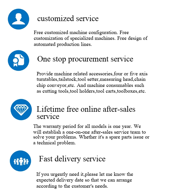 Leyo Vertical CNC Machine Tool Vmc850 5-Axis Rotary Table Size 260mm
