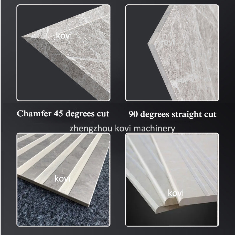 Automatic Stone Marble Tile Cutting Machine Arc Edge Polishing Machine