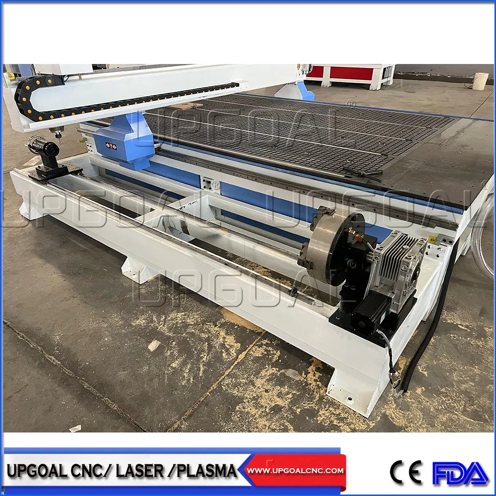 4 Axis Wood Router Woodworking CNC with Rotary Axis 320*2900mm