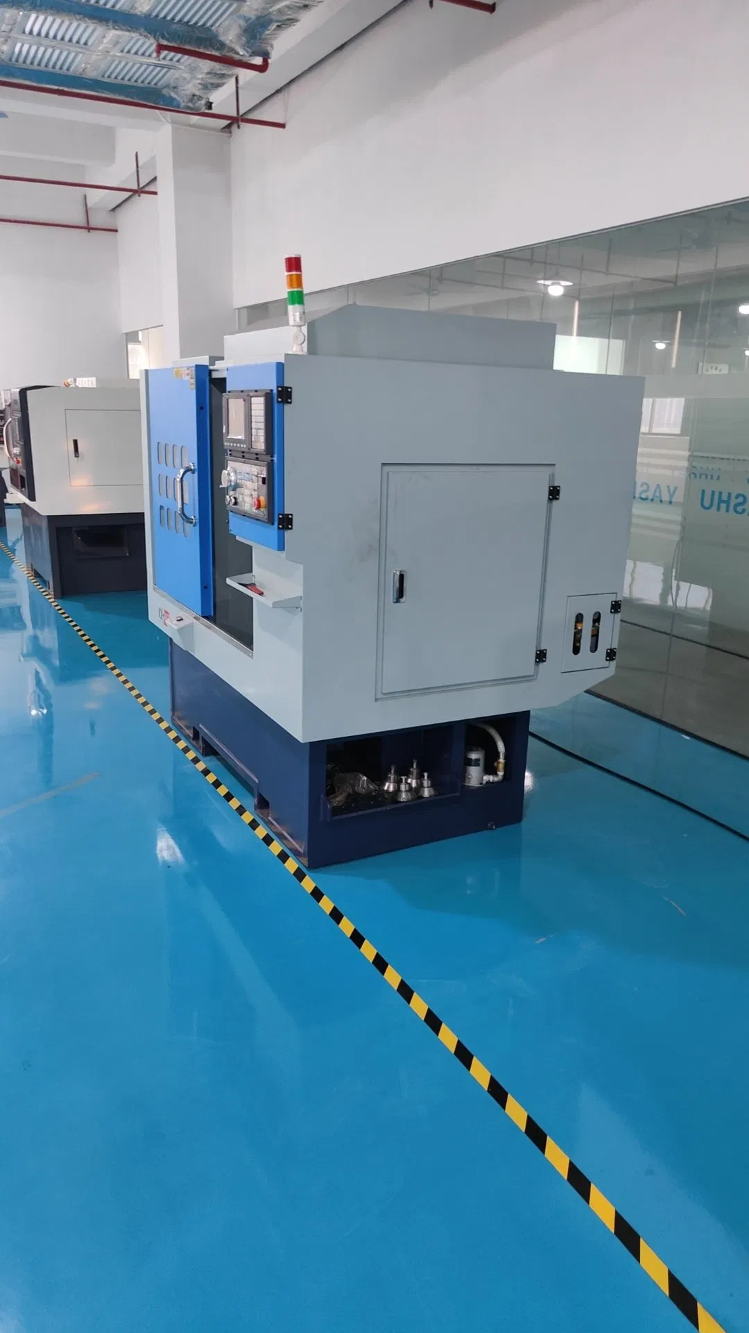 Automatic Computerized Special Shape Linear Railing Column Solid Pillar CNC Stone Cutting Profiling Lathe Machine