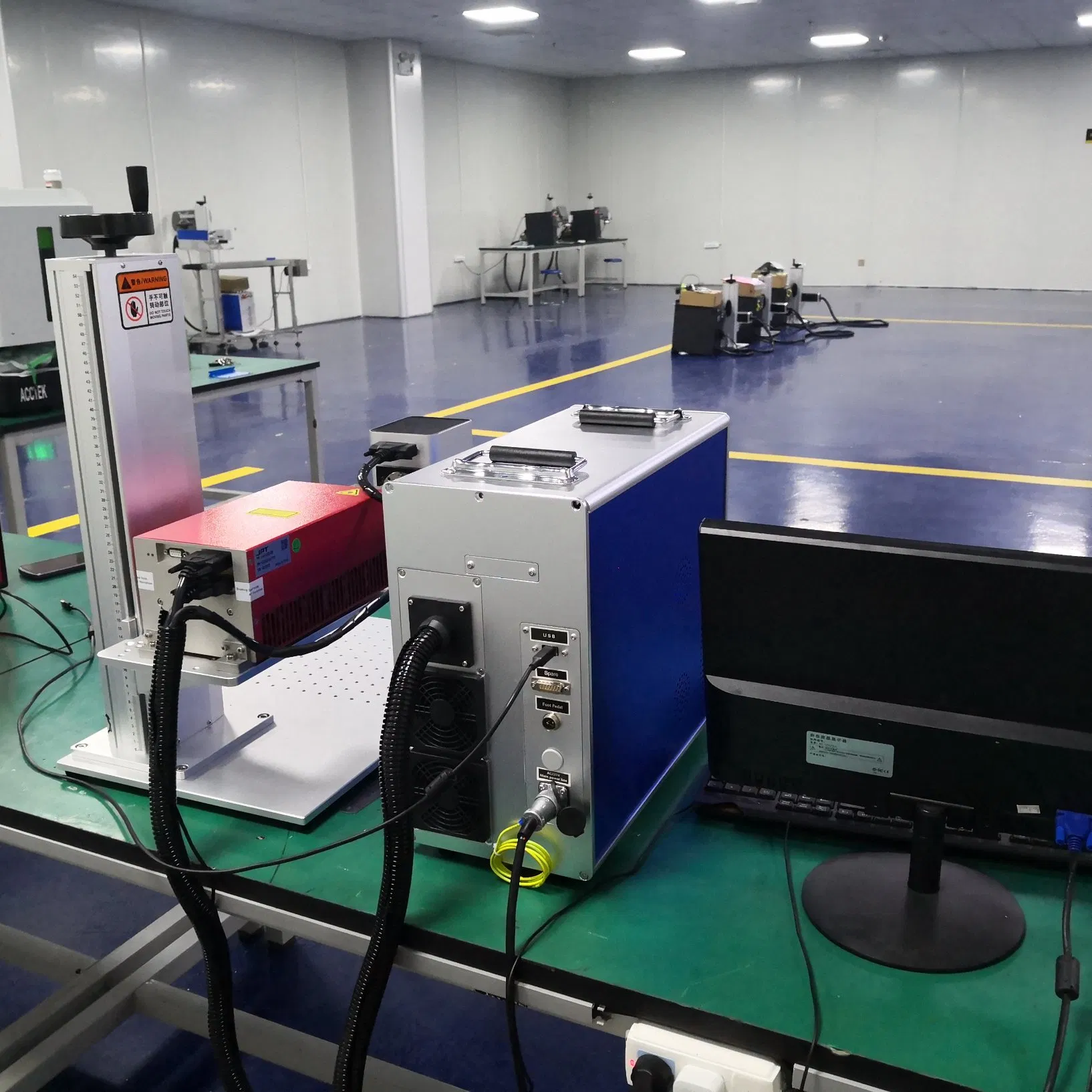 Perfect Laser 3D Fiber Laser 20W 50W Portable Laser Marking Machine for Metal Business Card Machine Leather Acrylic