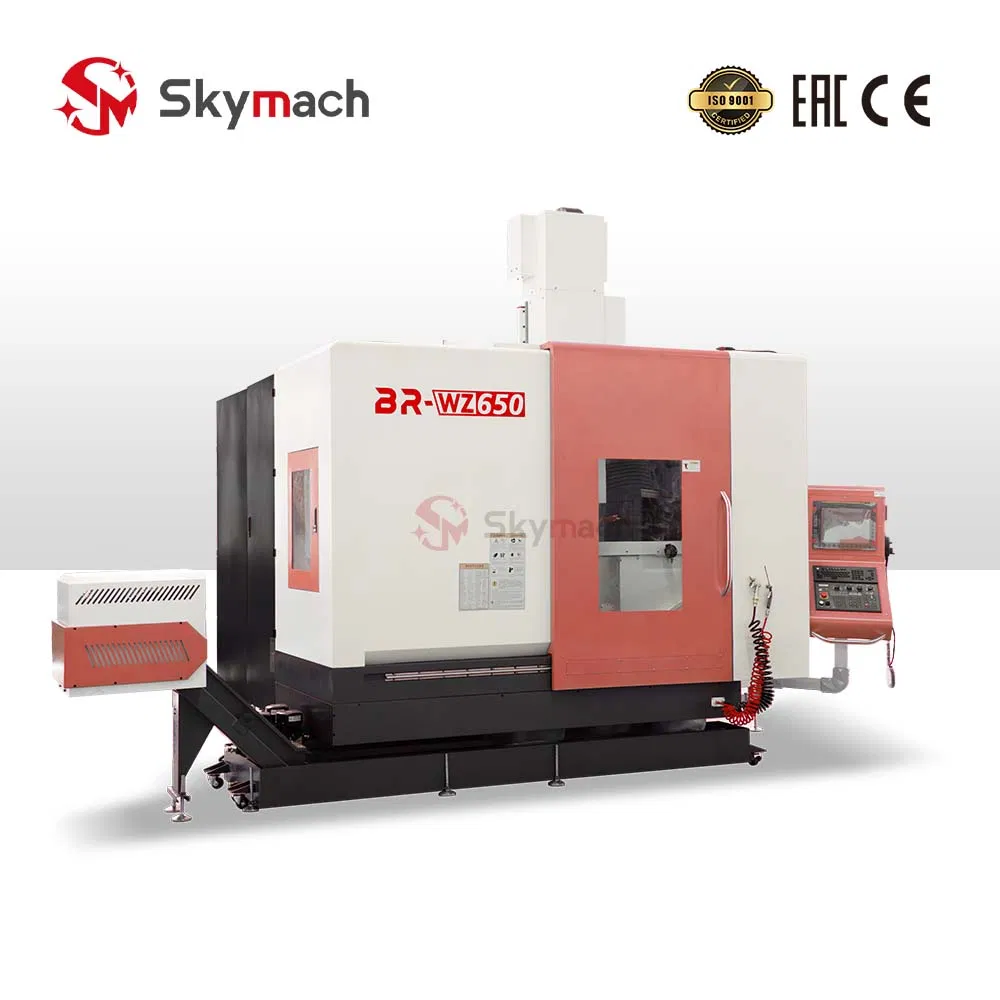 High Precision 5 Axis Machining Center Br-Wz650 Five Axes Simultaneous with Dd Motor Electric Spindle