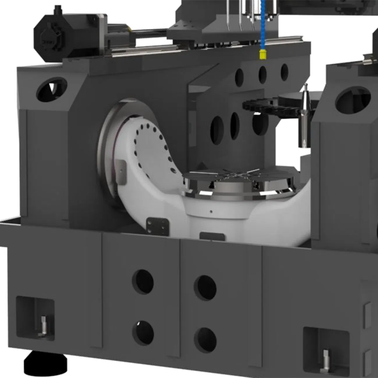 Five-Axis Low Noise Simultaneous CNC Machining Center for Carbon Fiber Drone Frames