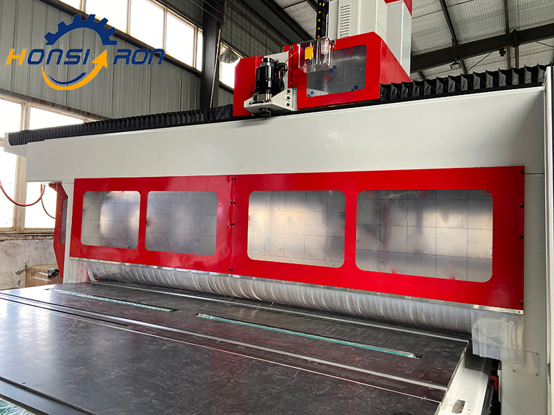 Five Axis CNC Aluminum Cutting Machine CE Certified High Quality Rotary Cutter Head Cutting Composite Box Plate Cutting Machine