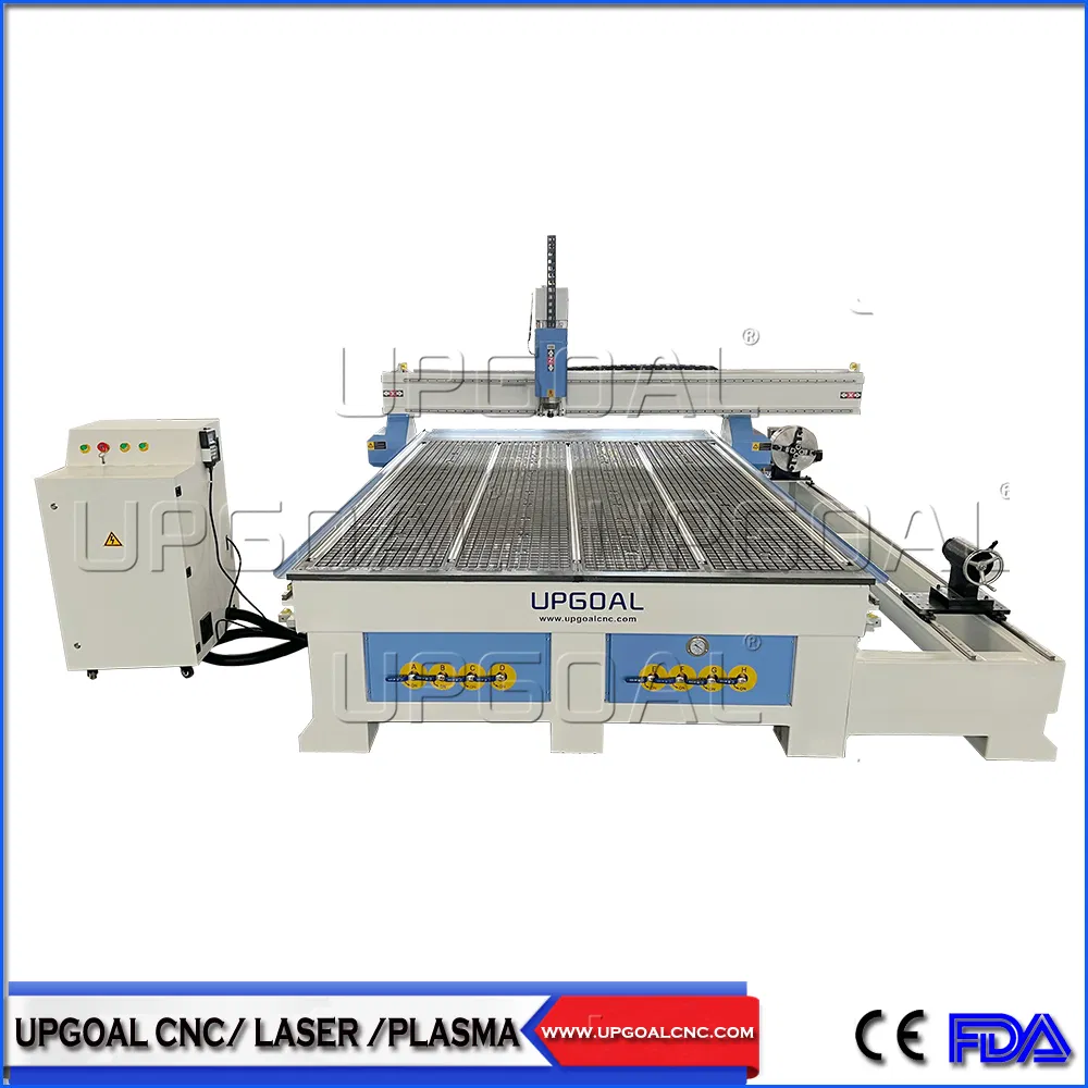 4 Axis Wood Router Woodworking CNC with Rotary Axis 320*2900mm