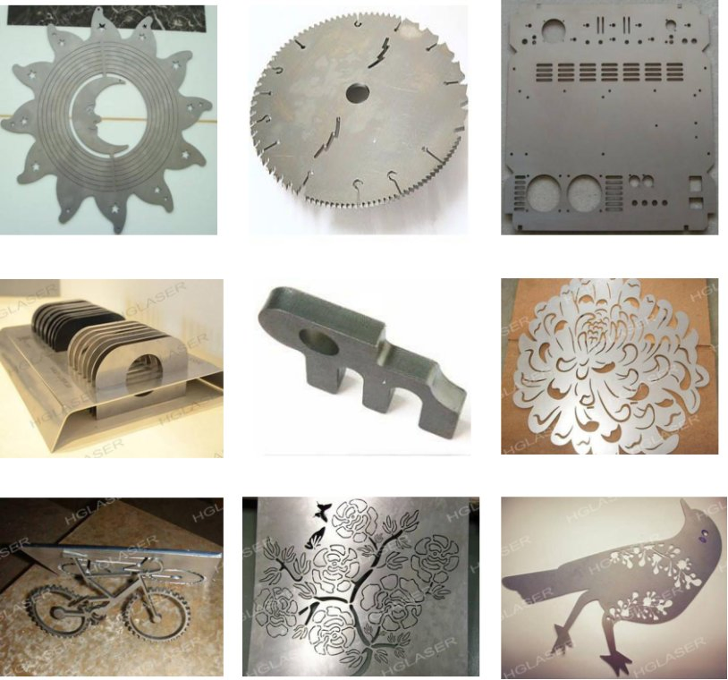 Hgstar CO2 300W 500W 600W CNC Laser Engraving Cutting Machine for Wood Acrylic Leather Fabric Fiberglass Cloth Rubber Plastic Foam Metal Steel