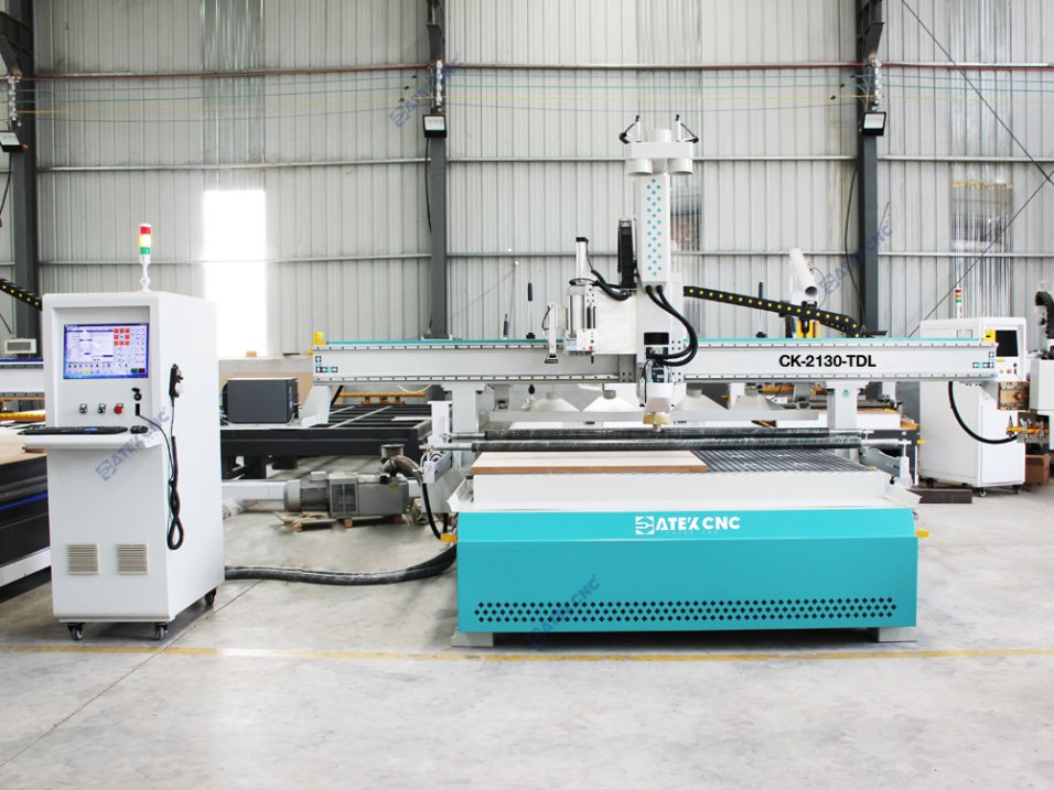 Factory Price 2130 CNC Woodworking Machine with Labeler and Drilling Bank Atc 4 Axis CNC Router for OSB Plywood