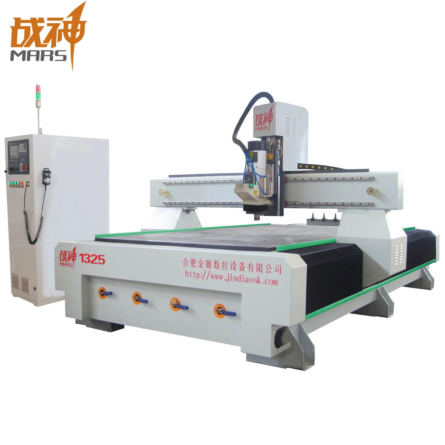 Mars S100 4'x8' CNC Machine 3/4/5 Axis Auto Tool Changer Linear Type Atc 3D Metal CNC Router Rotary Axis 1530 1325 China Factory Price