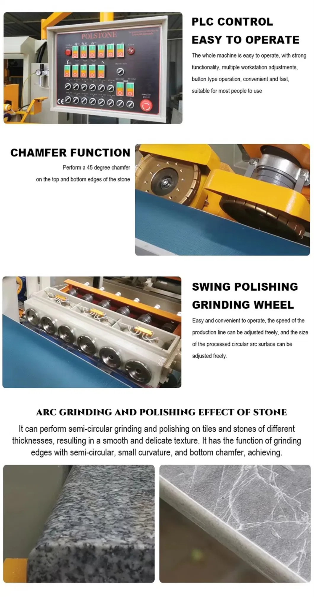 Stone Polishing Machine Detail 4