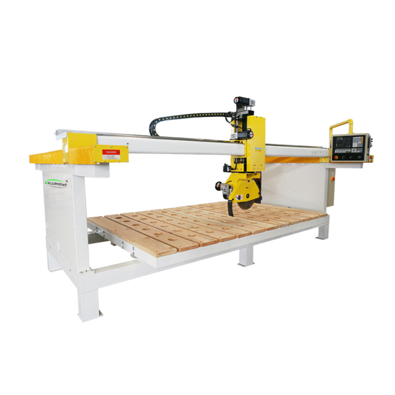 Bridge Saw Stone Cutting CNC Polishing Machine, 4 Axis Granite Marble Kitchen Counter Top Sink Hole Cutting Machine, Stone Automatic Edge Processing Machine
