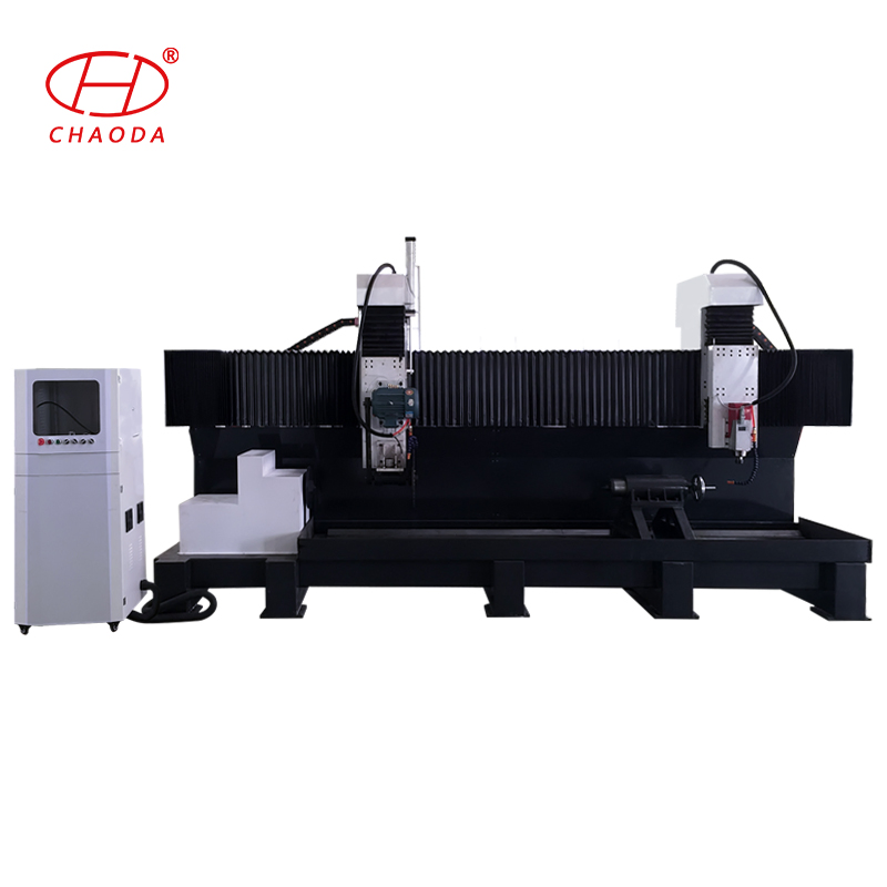 CNC Lathe Machine for Column Cylinder Stone Pillars