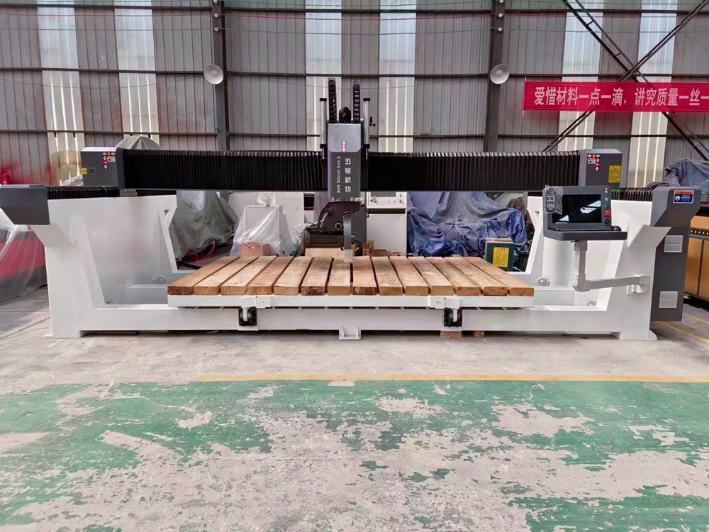 Ca-3215 CNC Bridge Saw 5 Axis 3D Profiling Cutting Machine Granite Stone