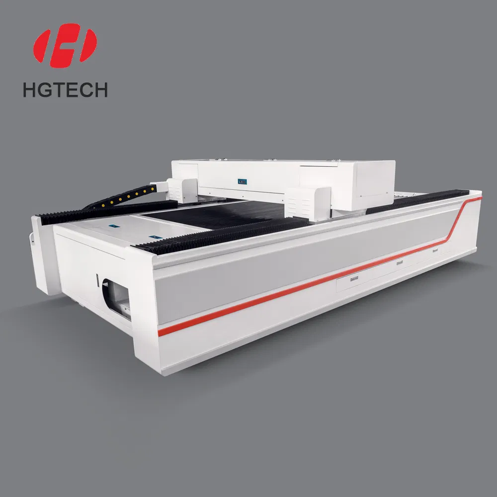 Hgstar CO2 300W 500W 600W CNC Laser Engraving Cutting Machine for Wood Acrylic Leather Fabric Fiberglass Cloth Rubber Plastic Foam Metal Steel
