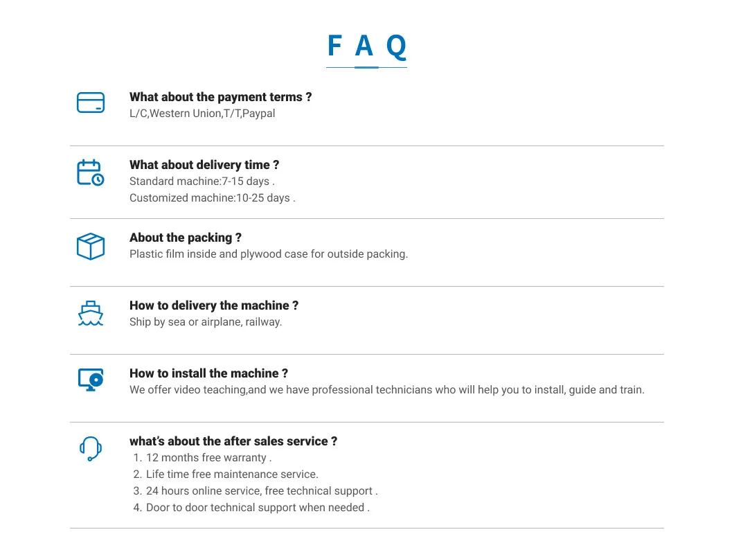 Delivery Preparation