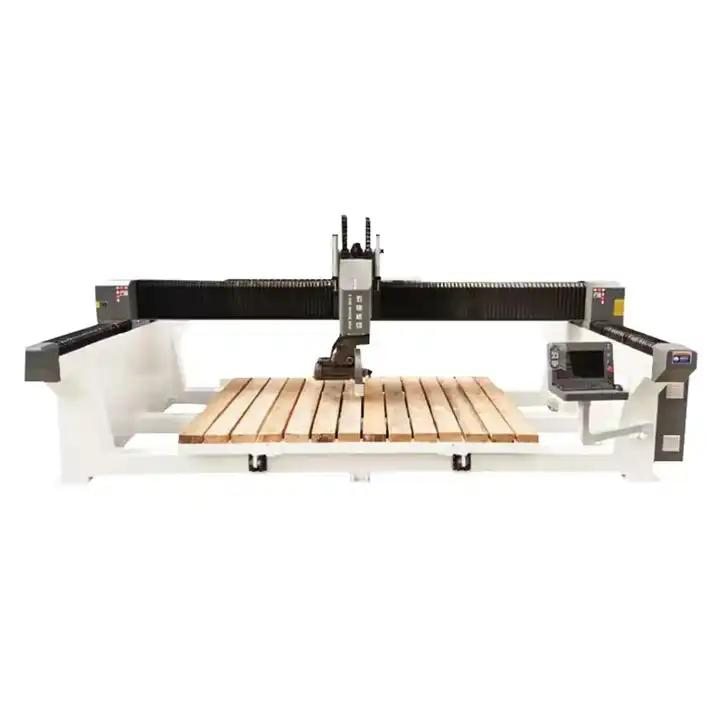 CNC Engraving Stone Cutting Machine Stone Bridge Saw CNC Engraver Stone Edge Engraving Polishing Machine