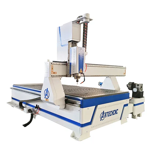 4 Axis Rotary CNC Router Machine