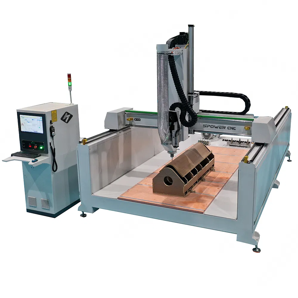 4X8 FT Wood Router 3 Axis CNC 1313 1325 1530 Rotary Spindle 4 Axis Atc CNC Router 3D CNC Wood Carving Engraving Machine Price