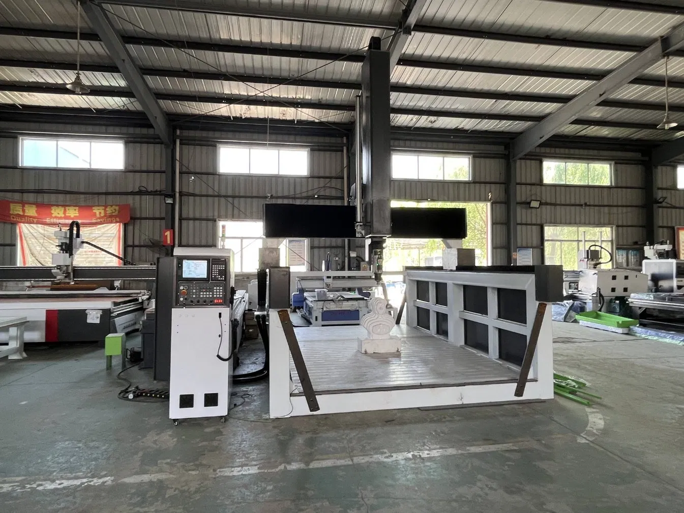 Atc 3D CNC Woodworking Wood Carving Router 1325 1530 2030 2040 with Linear Type Auto Tool Changer 3 4 5 Axis Optional Double Head Four Head Optional