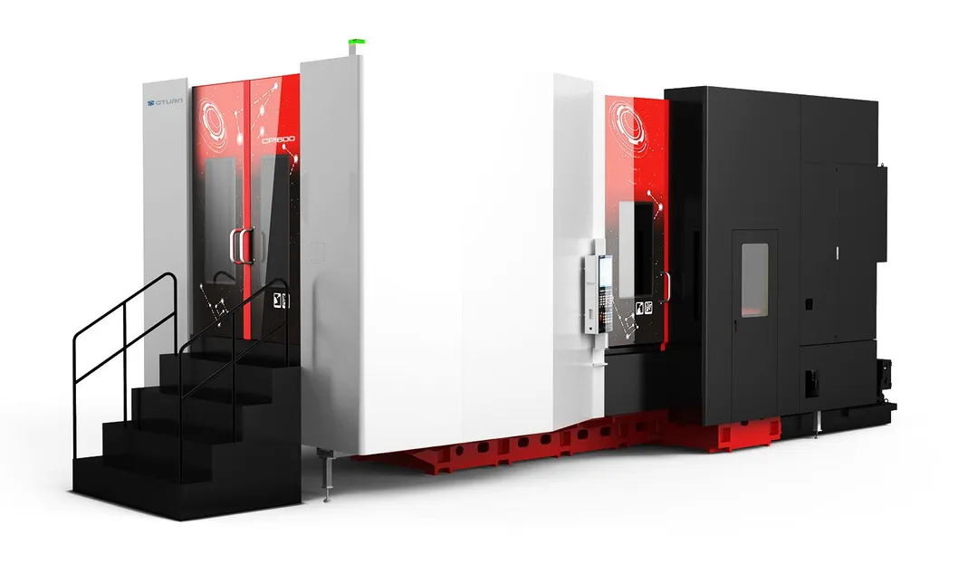 Precision horizontal five-axis machining center