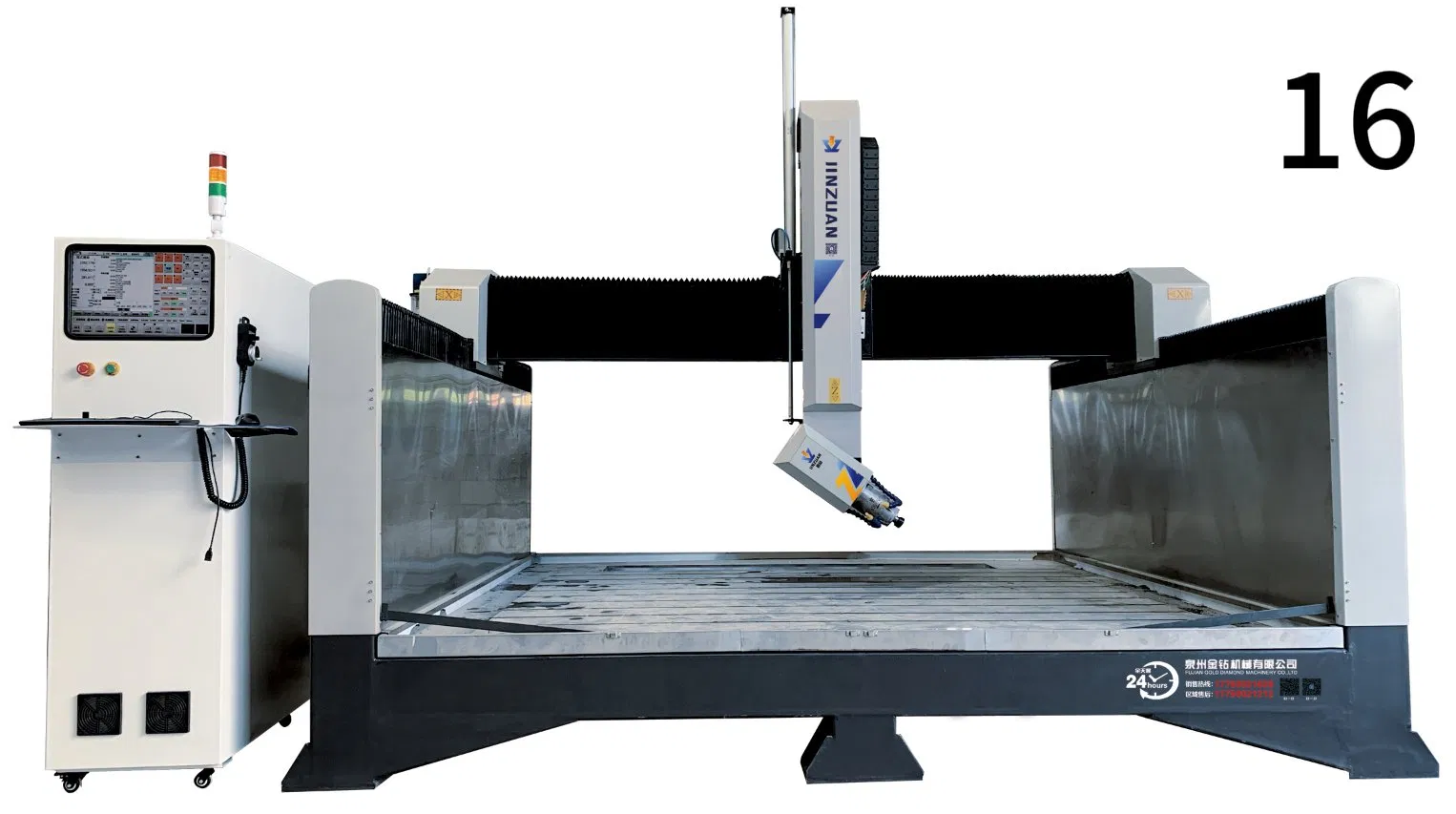 4 Axis Big Pillar Roman Columns Cylinder Stone Machine Stone CNC Carving Machine