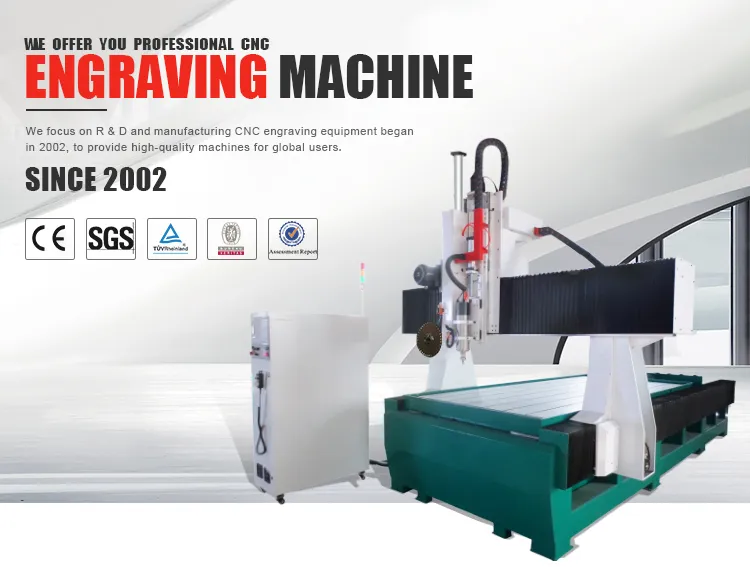 4 Axis Stone Machine