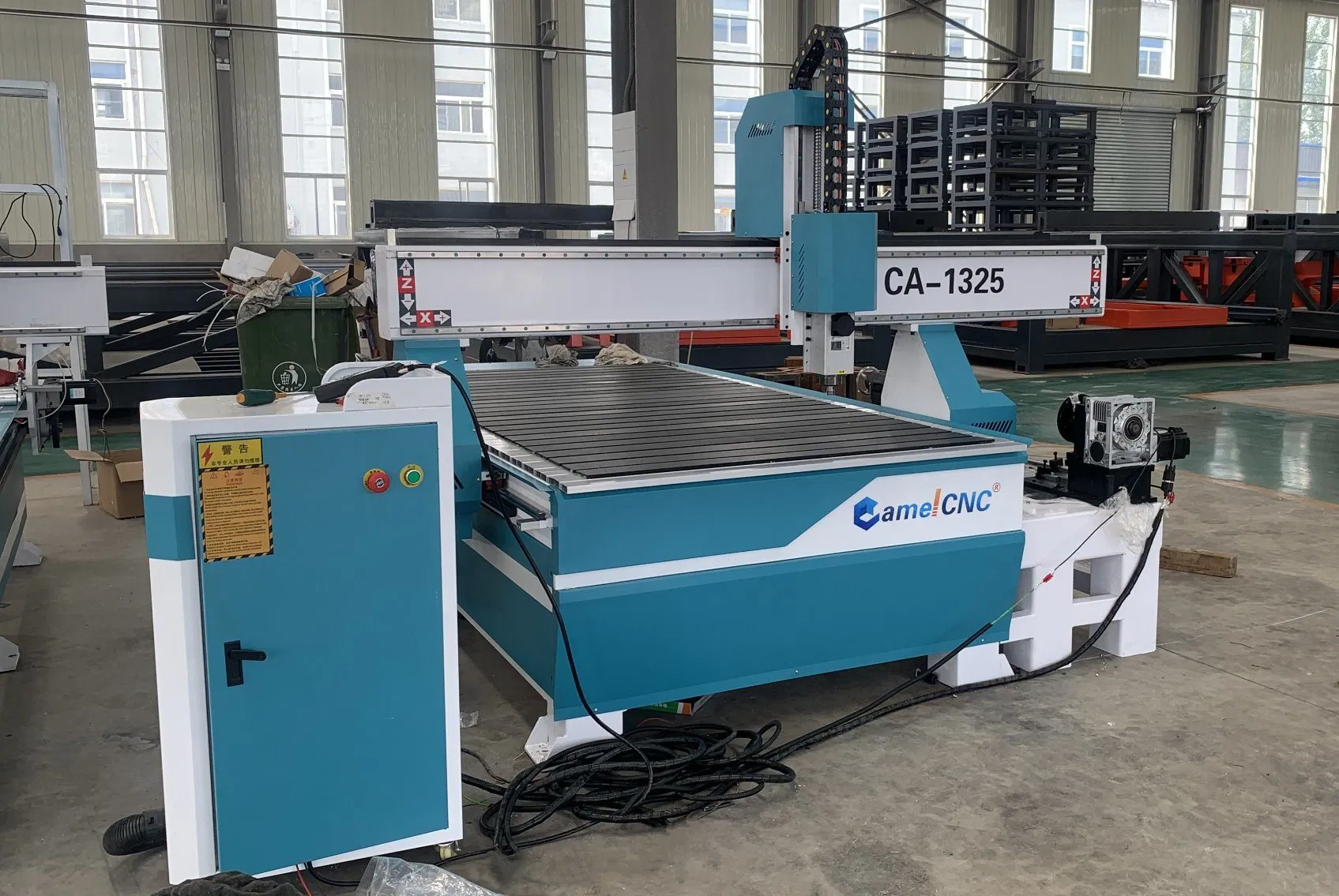 3D Router CNC 4 Axis 1325 Wood Carving Machinery Router/CNC Woodworking Router with Rotary Axis for Furniture Legs CNC Cutting 4 Axis Precio