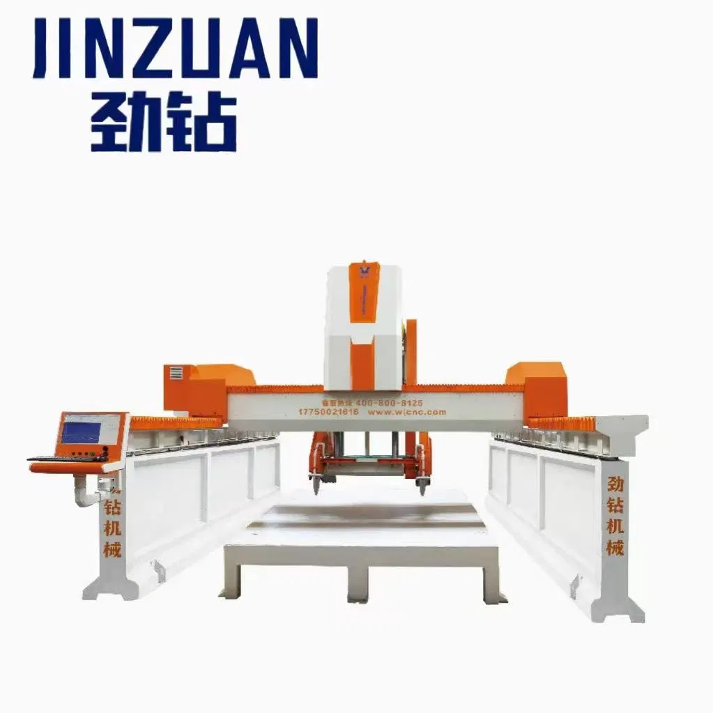 1250 Bridge Type Edge Polisher Stone CNC Lathe Granite Stone Polishing Machine